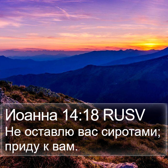 Иоанна 14:18 RUSV Bible Study