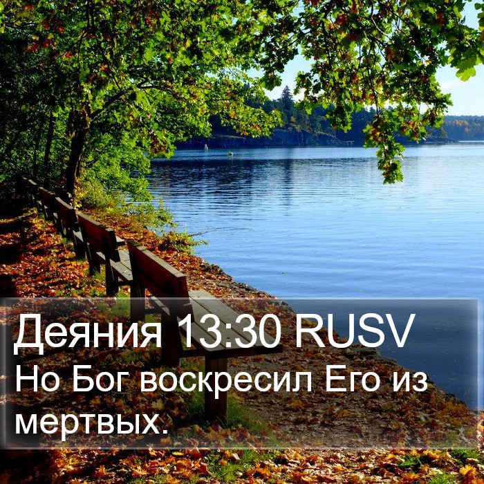 Деяния 13:30 RUSV Bible Study