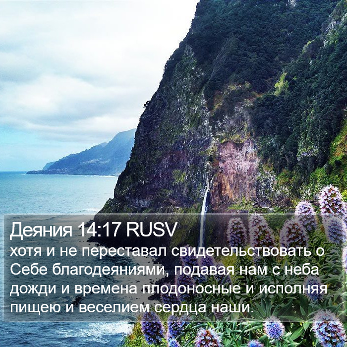 Деяния 14:17 RUSV Bible Study