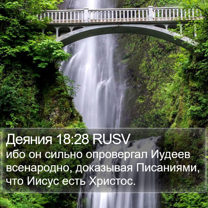 Деяния 18:28 RUSV Bible Study