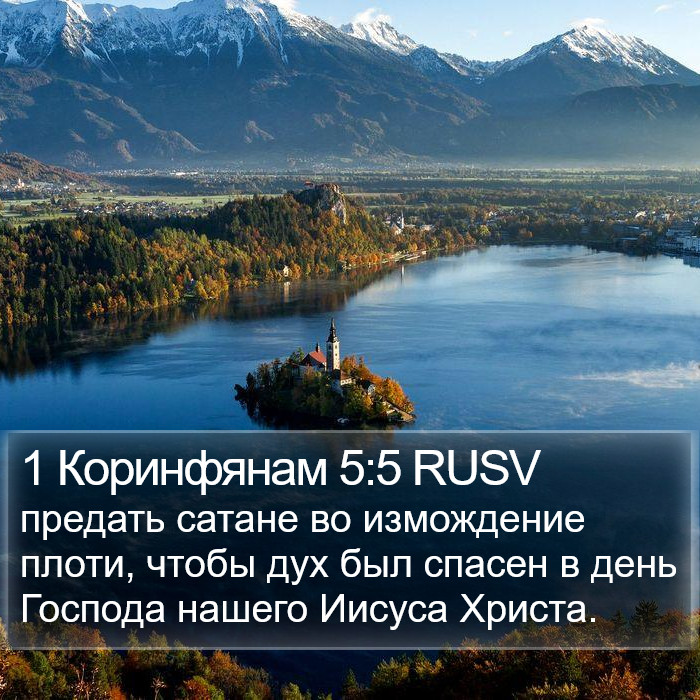 1 Коринфянам 5:5 RUSV Bible Study