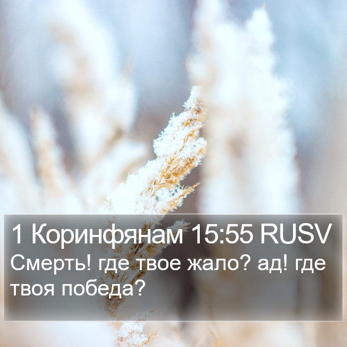 1 Коринфянам 15:55 RUSV Bible Study