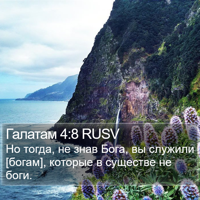 Галатам 4:8 RUSV Bible Study
