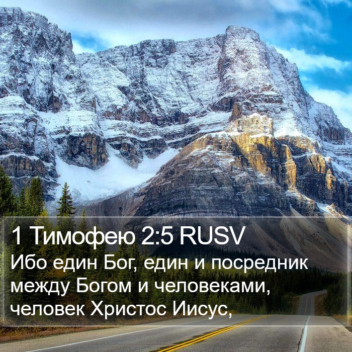 1 Тимофею 2:5 RUSV Bible Study