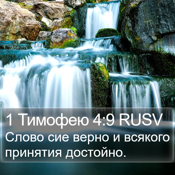 1 Тимофею 4:9 RUSV Bible Study