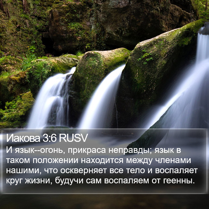 Иакова 3:6 RUSV Bible Study