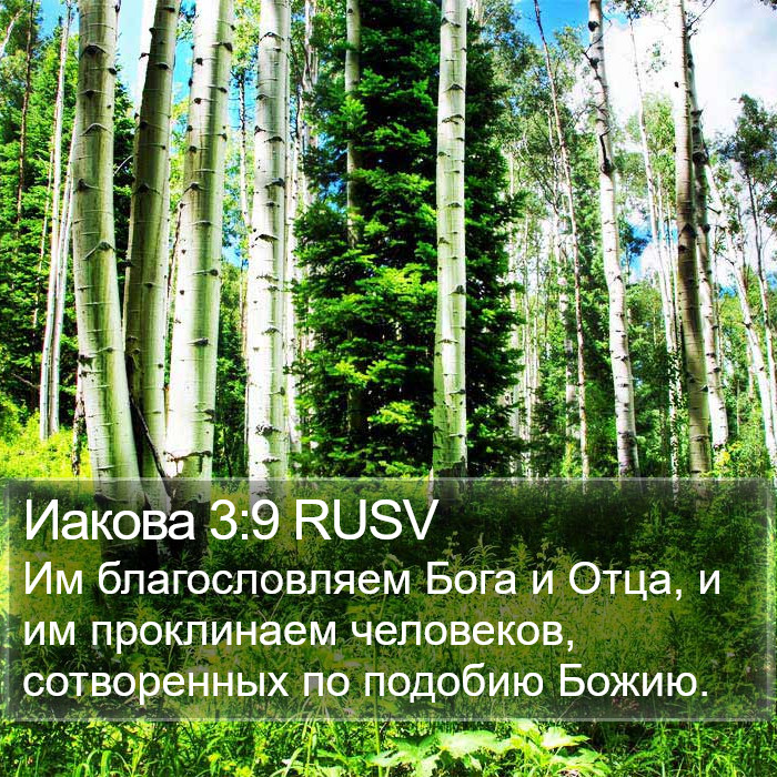 Иакова 3:9 RUSV Bible Study