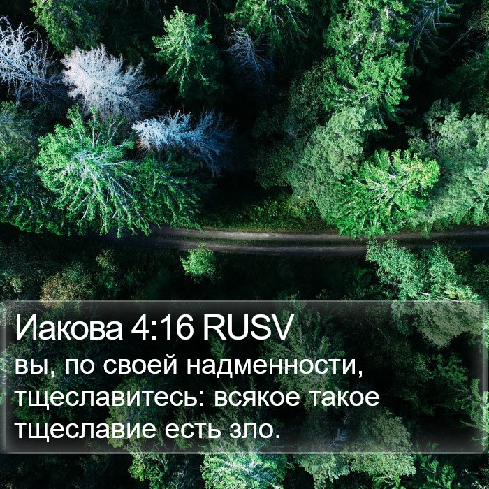 Иакова 4:16 RUSV Bible Study