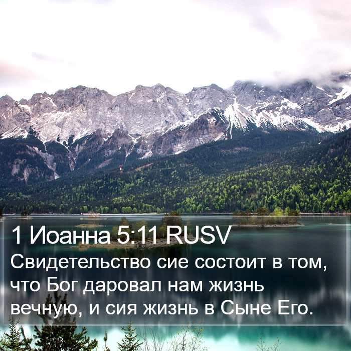 1 Иоанна 5:11 RUSV Bible Study