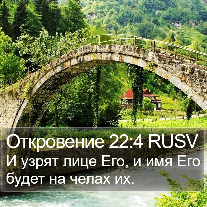 Откровение 22:4 RUSV Bible Study